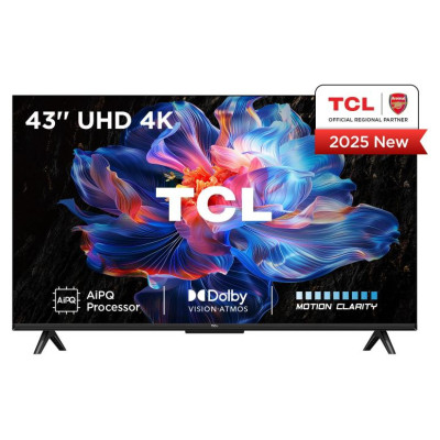 TCL TV Set|TCL|43 "|4K Ultra HD|3840 x 2160 pixels|Flat|16:9|DLED|43V6C