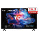 TCL TV Set|TCL|43 "|4K Ultra HD|3840 x 2160 pixels|Flat|16:9|DLED|43V6C