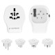 Gembird Adapteris Gembird universal travel adapter 20W White