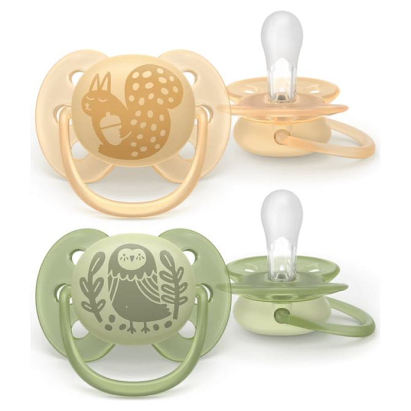 Philips Avent māneklītis Ultra soft DECO, 6-18M (2 gab) - SCF091/46