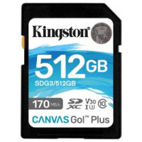 Kingston Atmiņas karte Kingston Canvas Go Plus SDXC 512GB