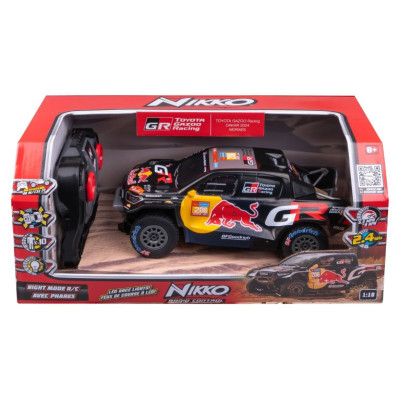 Nikko Radiovadāma automa&scaron;īna Toyota GR Dakar #206 Lucas Moraes, mērogs 1:18