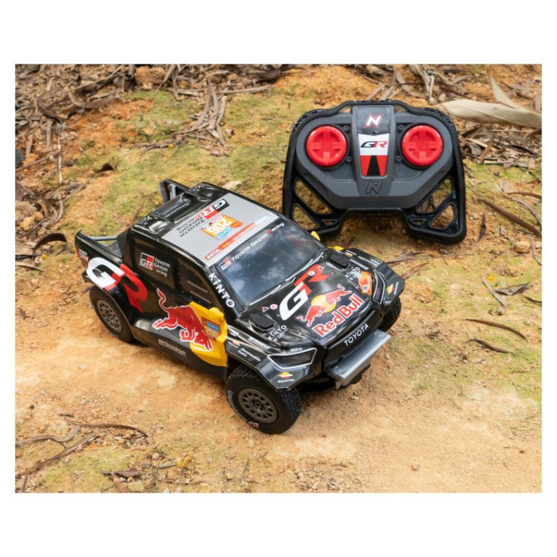 Nikko Radiovadāma automa&scaron;īna Toyota GR Dakar #206 Lucas Moraes, mērogs 1:18