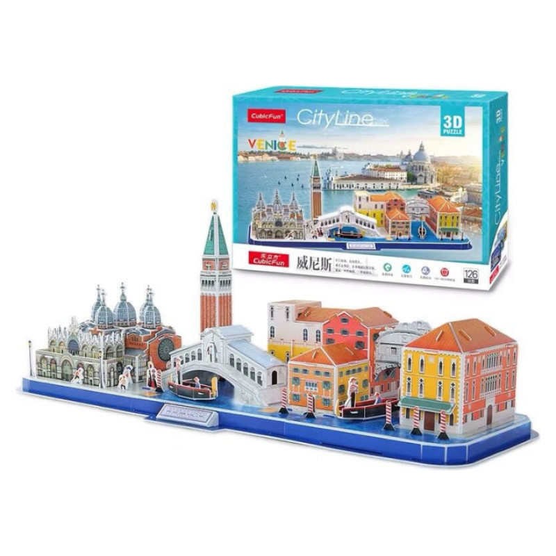 Cubic Fun CUBICFUN 3D Puzle City line - Venēcija