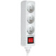 Hama Standard 3-socket power strip 1.5m - white