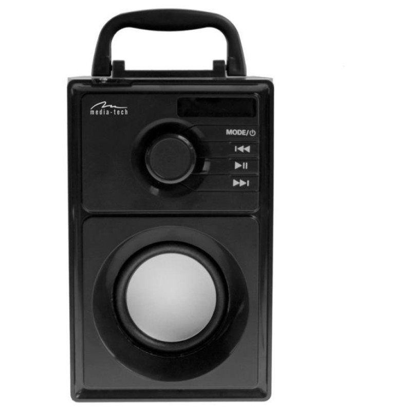 Media-Tech MT3179 Boombox Silver
