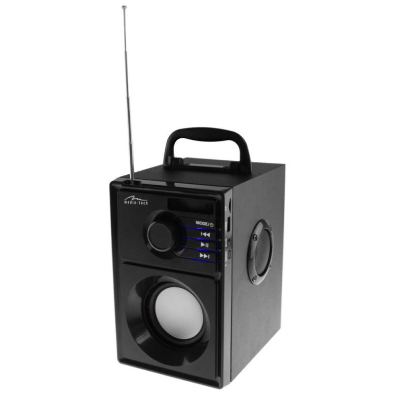 Media-Tech MT3179 Boombox Silver