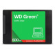 Western Digital SSD|WESTERN DIGITAL|Green|500GB|3D NAND|Read speed 545 MBytes/sec|2,5"|MTBF 2000000 hours|WDS500G5G0A