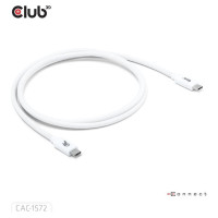 Club3D CABLE USB-C TO USB-C 1.2M/WHITE CAC-1572 CLUB3D