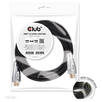 Club3D CABLE HDMI TO HDMI 5M/M/M CAC-2312 CLUB3D