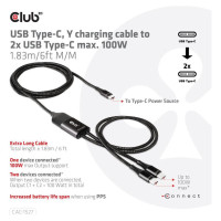 Club3D CABLE USB-C TO 2XUSB-C 1.83M/M/M CAC-1527 CLUB3D