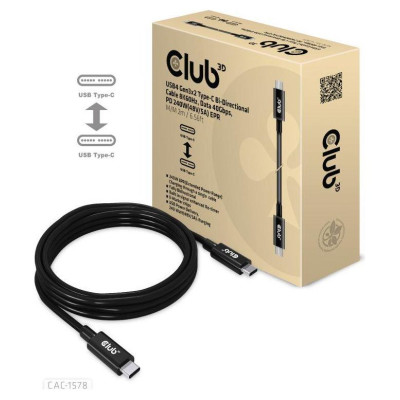 Club3D CABLE USB-C BI-DIRECTIONAL 2M/M/M CAC-1578 CLUB3D