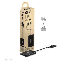 Club3D I/O ADAPTER USB-C TO DP/DUAL CSV-1478 CLUB3D