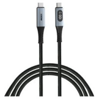 Verbatim Kabelis Verbatim Sync&Charge Cable with Power Display 100W 120cm