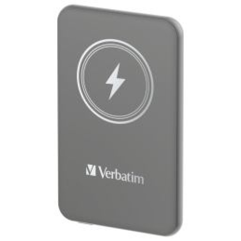 Verbatim Enerģijas krātuve Verbatim Charge n Go 5000mAh Magnetic Wireless Charge Grey