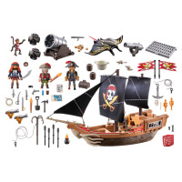 Playmobil PIRATES Liels pirātu kuģis 71530