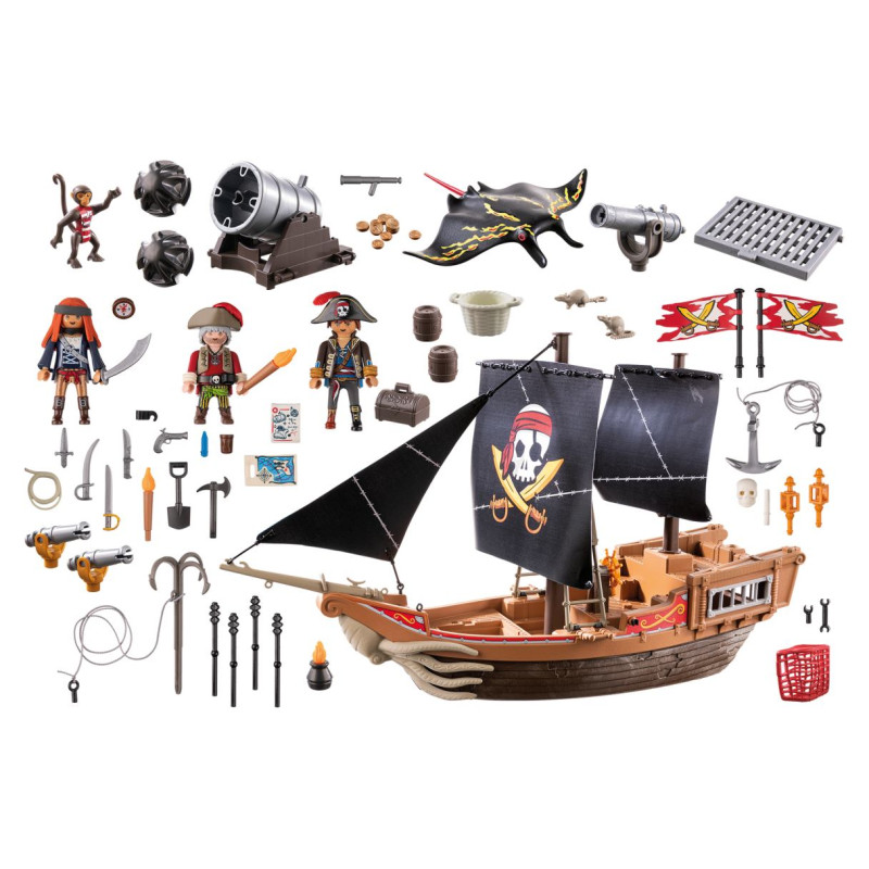 Playmobil PIRATES Liels pirātu kuģis 71530