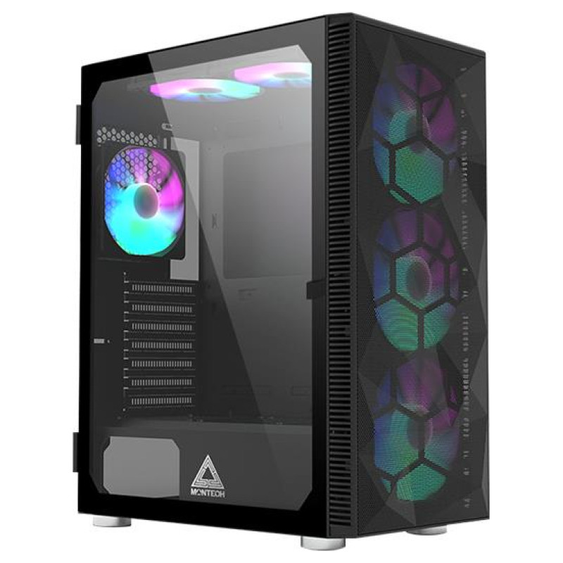 Montech Case|MONTECH|X3 Mesh|MidiTower|Not included|Colour Black|X3MESH(B)