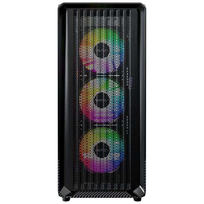 Montech Case|MONTECH|X5|MidiTower|Case product features Transparent panel|Not included|Colour Black|X5(B)