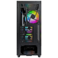Montech Case|MONTECH|X5|MidiTower|Case product features Transparent panel|Not included|Colour Black|X5(B)