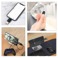 Wozinsky WALA-01 Lightning to USB-A OTG Adapter - Black