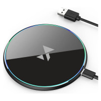 Wozinsky WLI-01Y 15W Qi Inductive Charger with USB-C Cable - Black