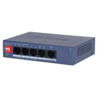 Dahua Switch|DAHUA|DH-CS4005-4ET1GT-36|Type L2|PoE ports 4|40 Watts|CS4005-4ET1GT-36