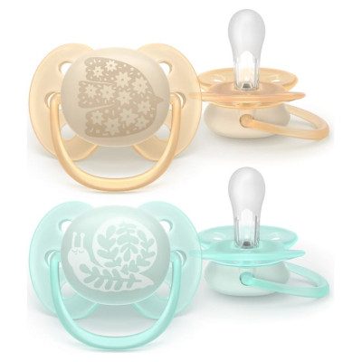 Philips Avent māneklītis Ultra soft DECO, 0-6M (2 gab) - SCF091/41