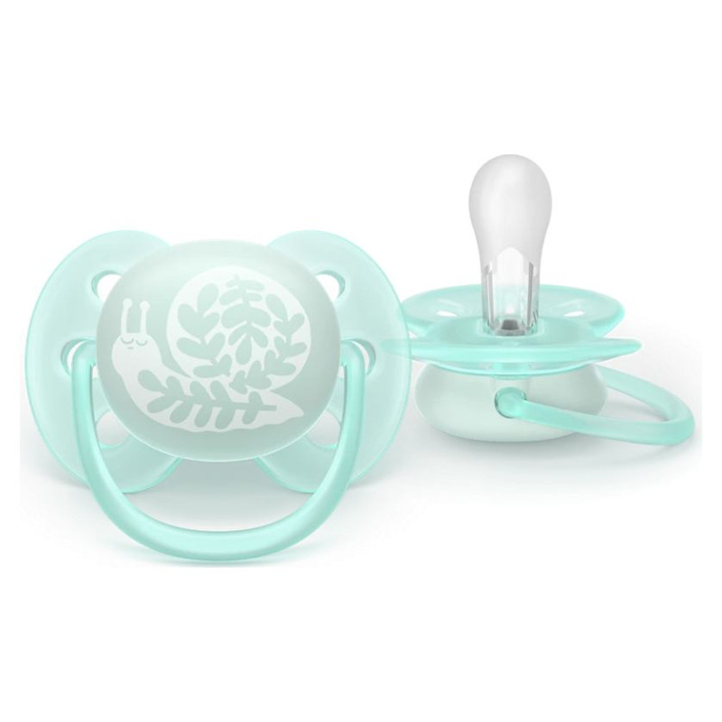 Philips Avent māneklītis Ultra soft DECO, 0-6M (2 gab) - SCF091/41