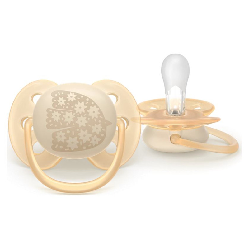 Philips Avent māneklītis Ultra soft DECO, 0-6M (2 gab) - SCF091/41