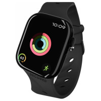 Decoded Silicone Ares Splice Band for Apple Watch 40/41/42mm - Black