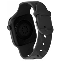 Decoded Silicone Ares Splice Band for Apple Watch 40/41/42mm - Black