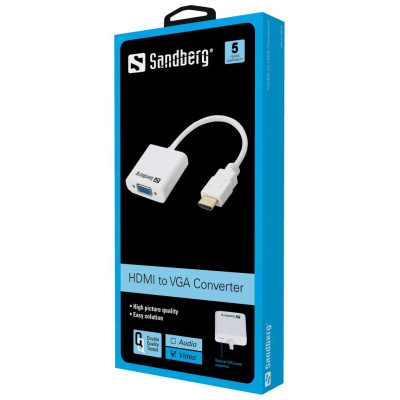 Sandberg 508-69 HDMI to VGA Converter