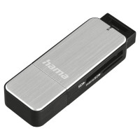 Hama 00123900 USB 3.0 Card Reader Aluminium