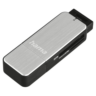 Hama 00123900 USB 3.0 Card Reader Aluminium
