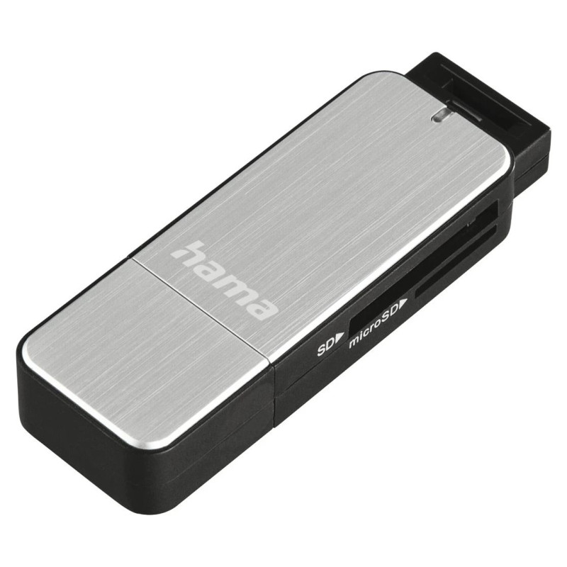 Hama 00123900 USB 3.0 Card Reader Aluminium