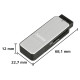 Hama 00123900 USB 3.0 Card Reader Aluminium