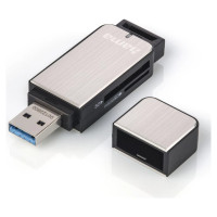 Hama 00123900 USB 3.0 Card Reader Aluminium