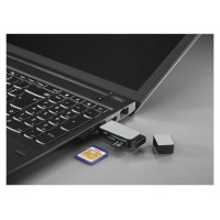 Hama 00123900 USB 3.0 Card Reader Aluminium