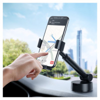 Baseus [AFTER RETURN] Baseus telescopic gravity car holder for windshield, dashboard black (SUYL-JY01)