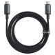 Baseus Crystal Shine CB000089 USB-C / USB-C USB3.2 cable 100W 20Gbps 1.5m - black