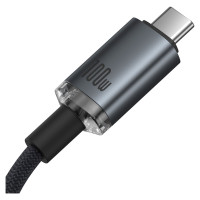 Baseus Crystal Shine CB000089 USB-C / USB-C USB3.2 cable 100W 20Gbps 1.5m - black