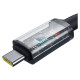 Baseus Crystal Shine CB000089 USB-C / USB-C USB3.2 cable 100W 20Gbps 1.5m - black