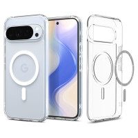 Spigen Ultra Hybrid Mag MagSafe Case for Google Pixel 10 Pro XL - Clear and White