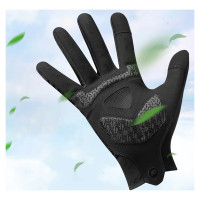 Rockbros cycling gloves spring/summer/autumn, full, size: M - black
