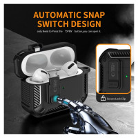 Tech-Protect Carbonox MagSafe case for AirPods Pro - black