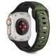 Tech-Protect IconBand Line Strap for Apple Watch 44 / 45 / 46 / 49 mm - Black and Green