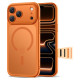 Tech-Protect Magpeak Magsafe CC Case for iPhone 17 Pro Max - Matte Orange