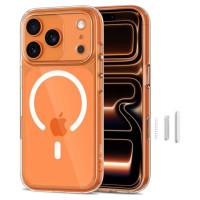 Tech-Protect Magpeak Magsafe CC Case for iPhone 17 Pro - Clear