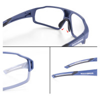 Rockbros SP216BL photochromic UV400 cycling glasses - blue